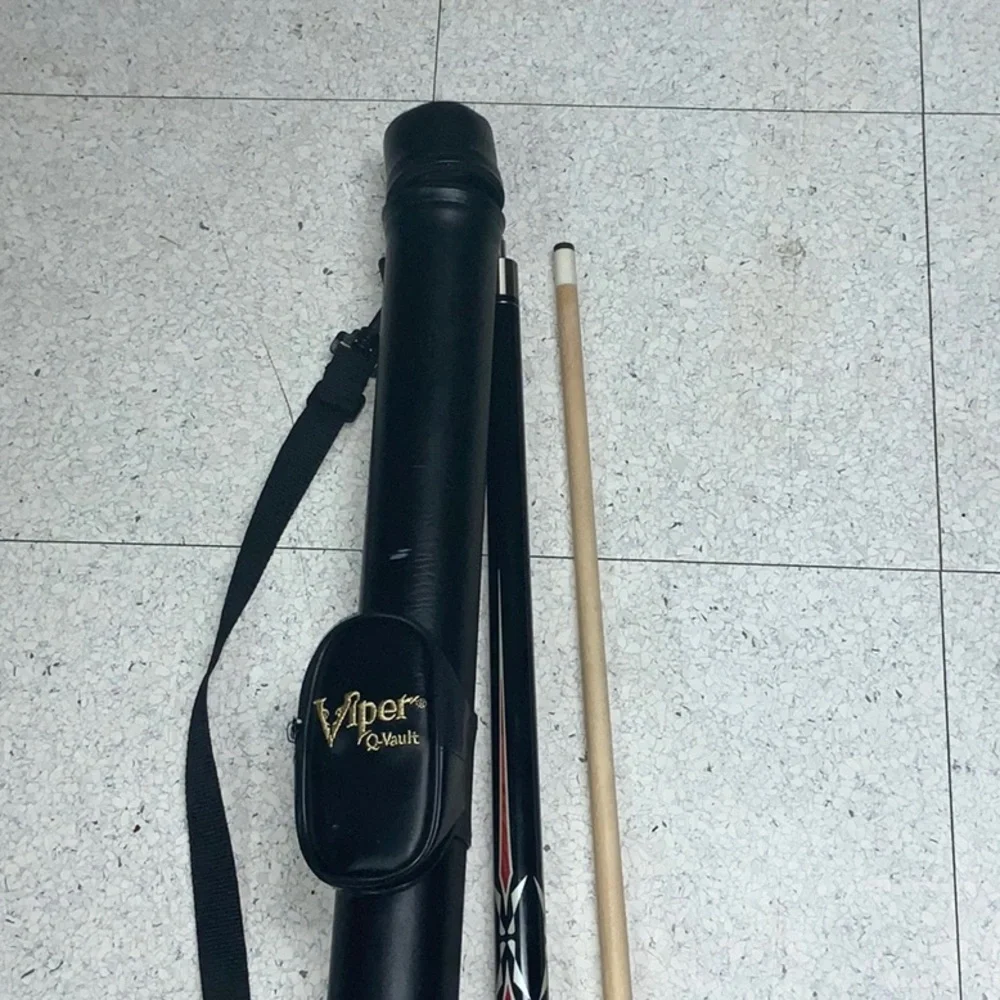 Viper Pro Series 58" 19oz Pool Cue Stick w/Viper Q-Vault Case & Strap - Picture 3 of 4